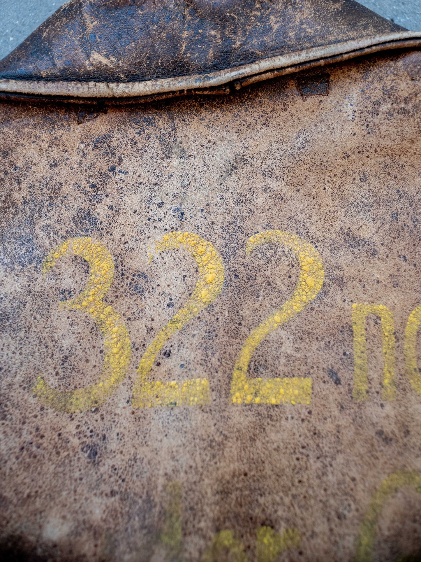 1940’s A2 Jacket with Faded Painted Back and Insane Patina