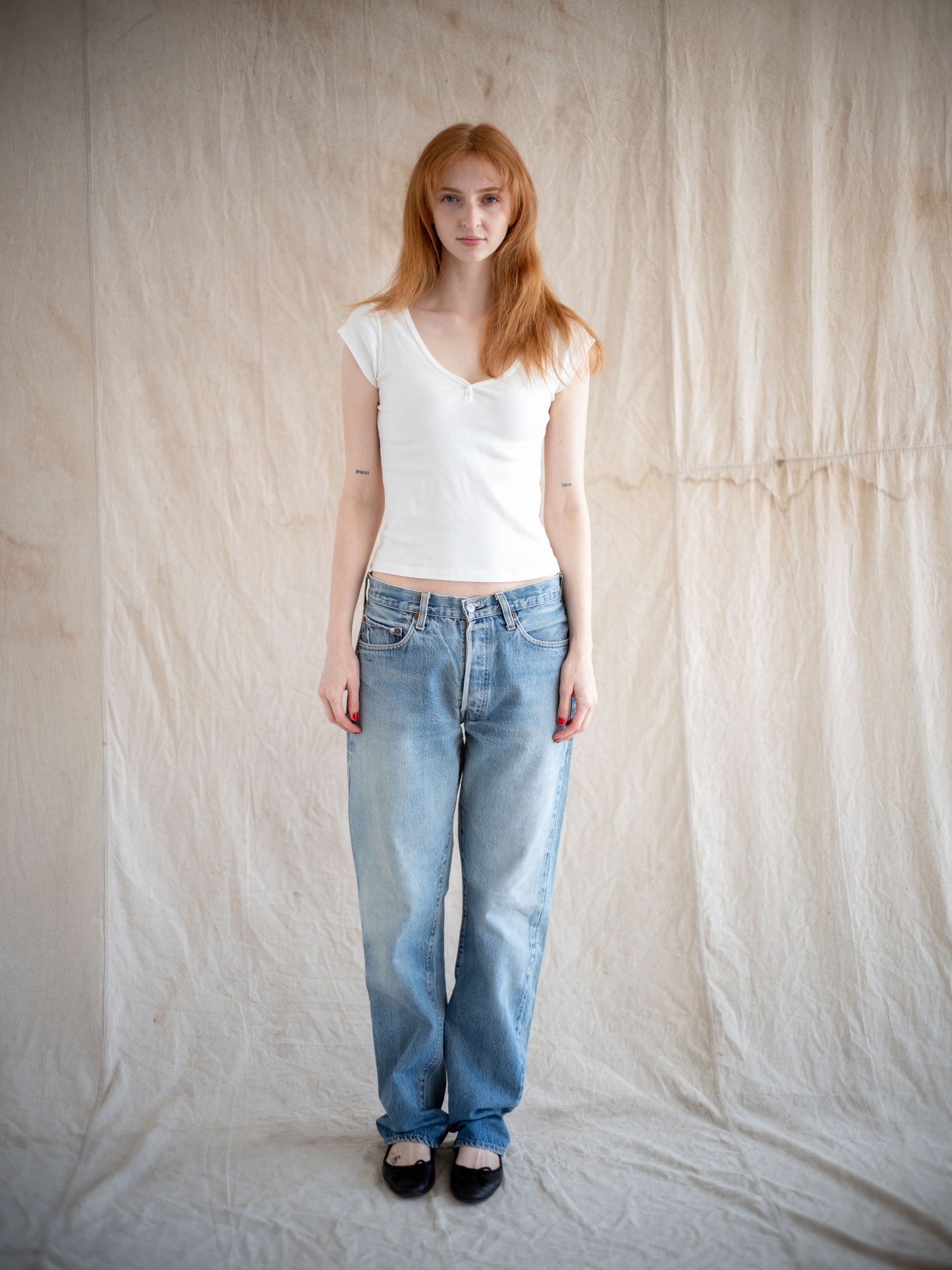 1970’s/1980’s Levi’s Redlines in a Lightwash 33W