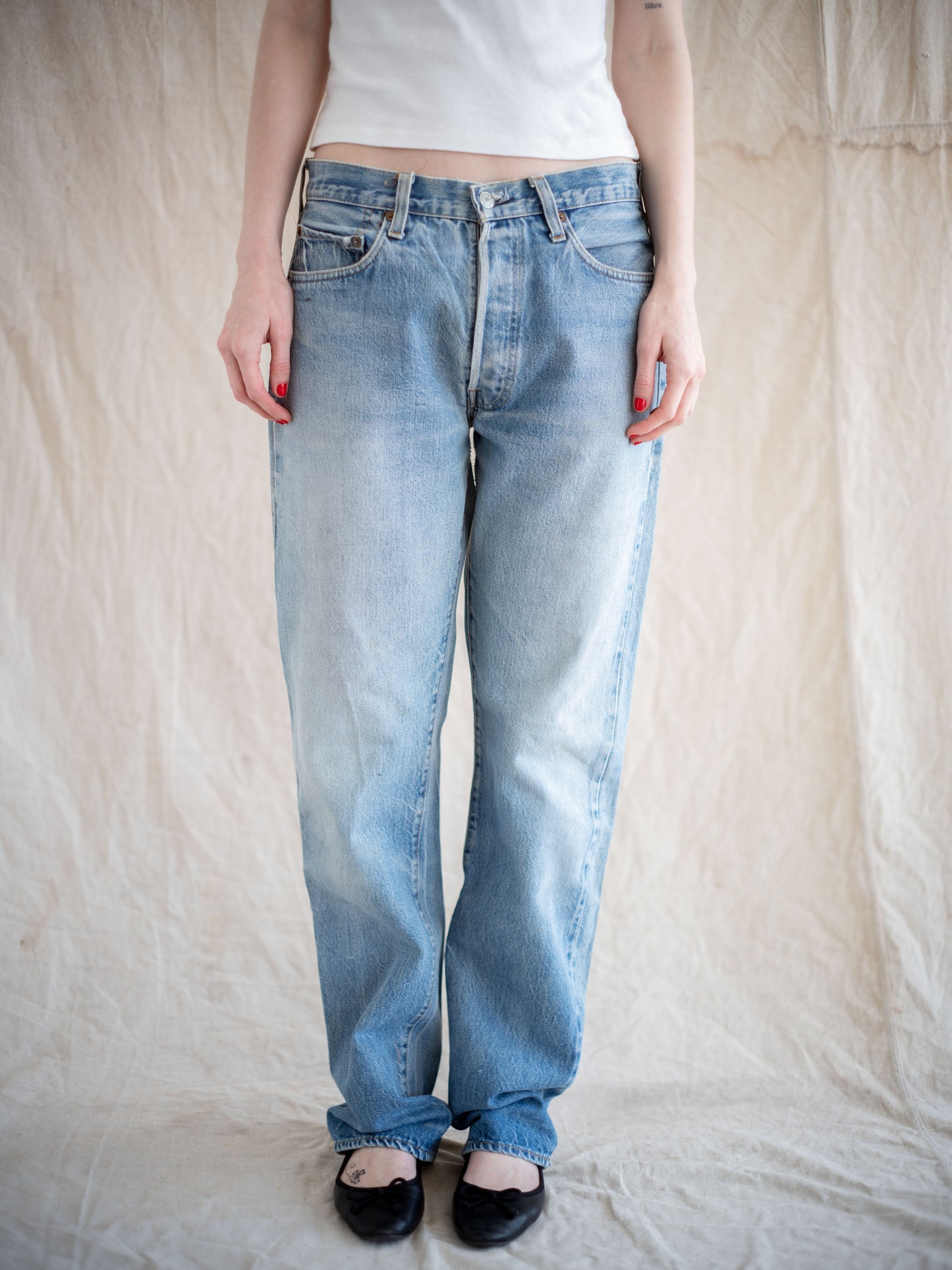 1970’s/1980’s Levi’s Redlines in a Lightwash 33W