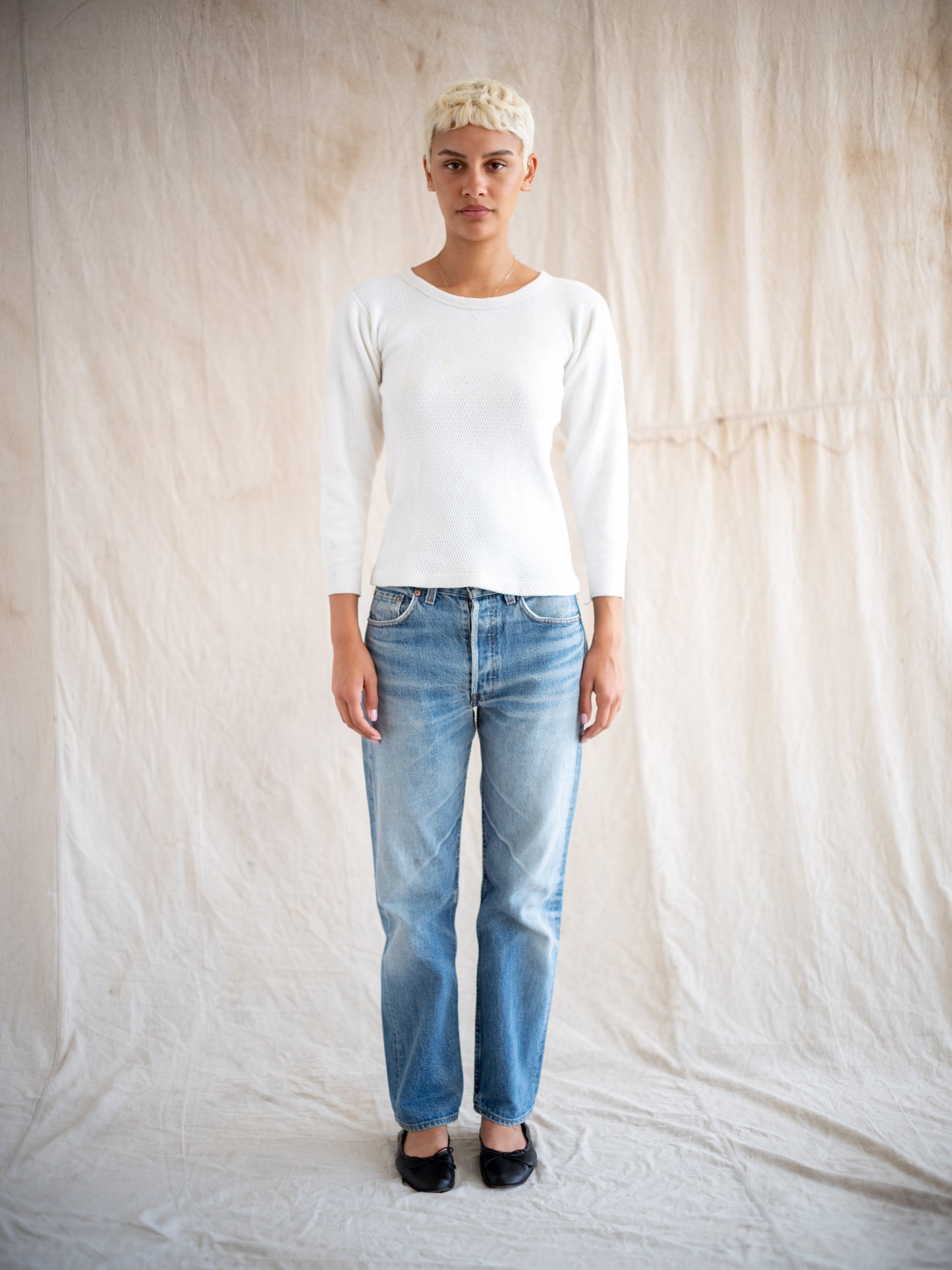 1980’s Levi’s 501 Midwash with Intense Whiskering 31W