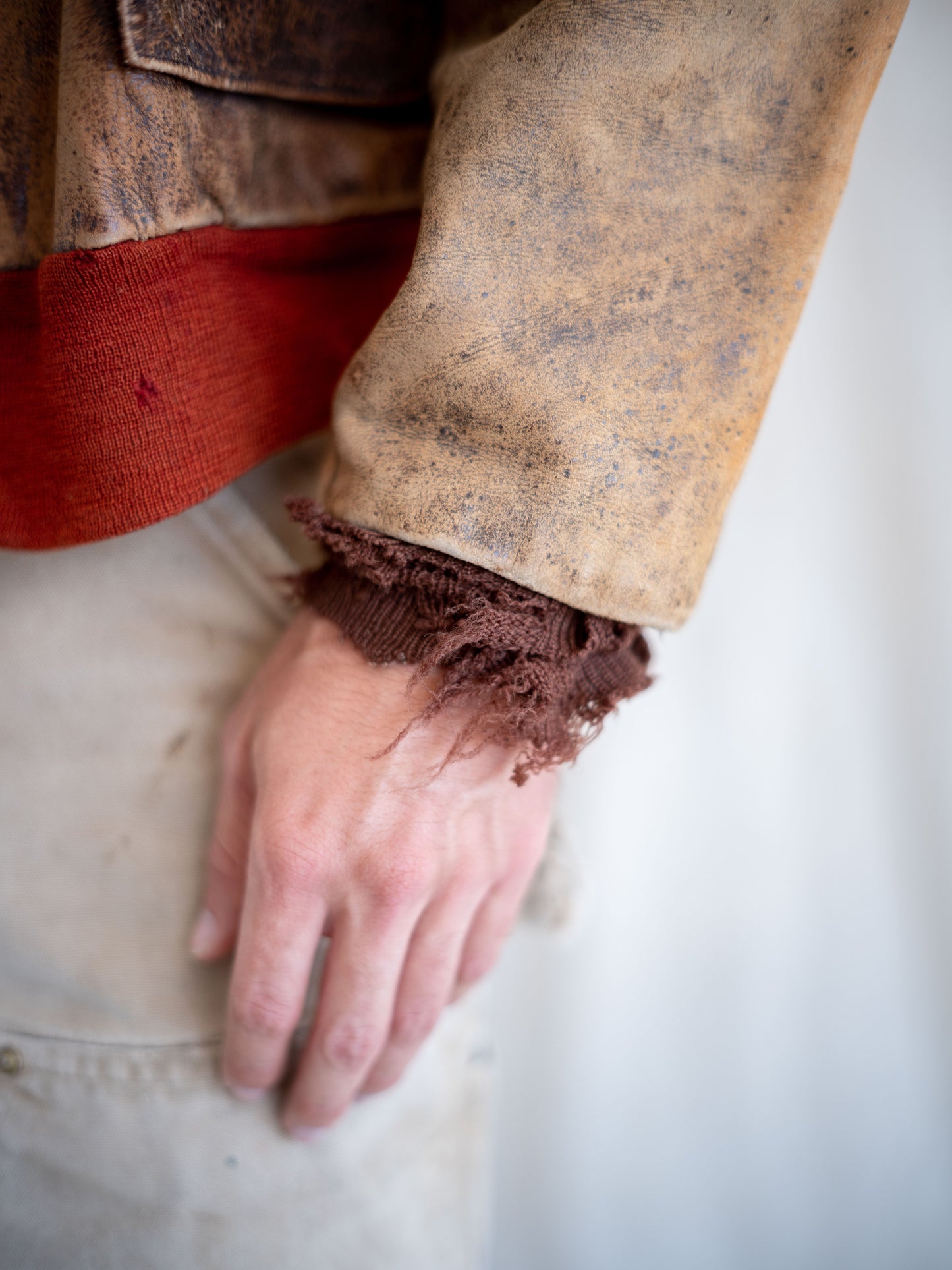 1940’s A2 Jacket with Faded Painted Back and Insane Patina