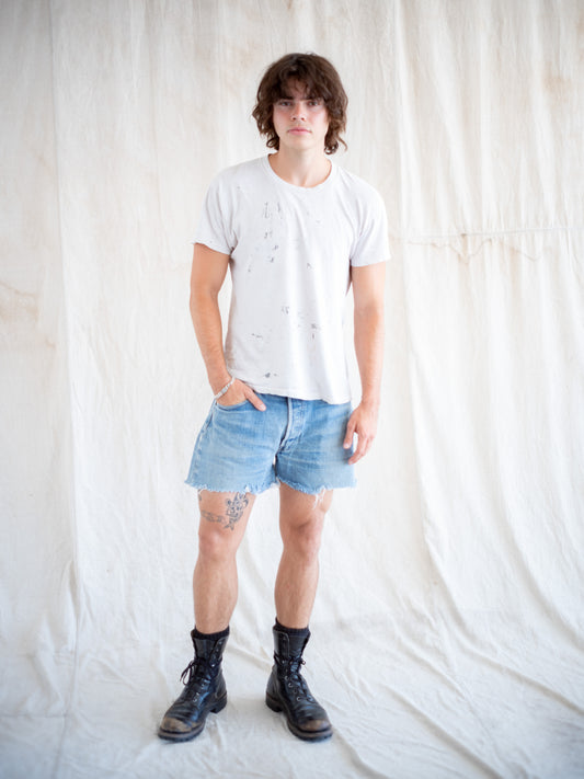 1970’s Levi’s Single Stitch Lightwash Redline 501 Cutoff Shorts 34W