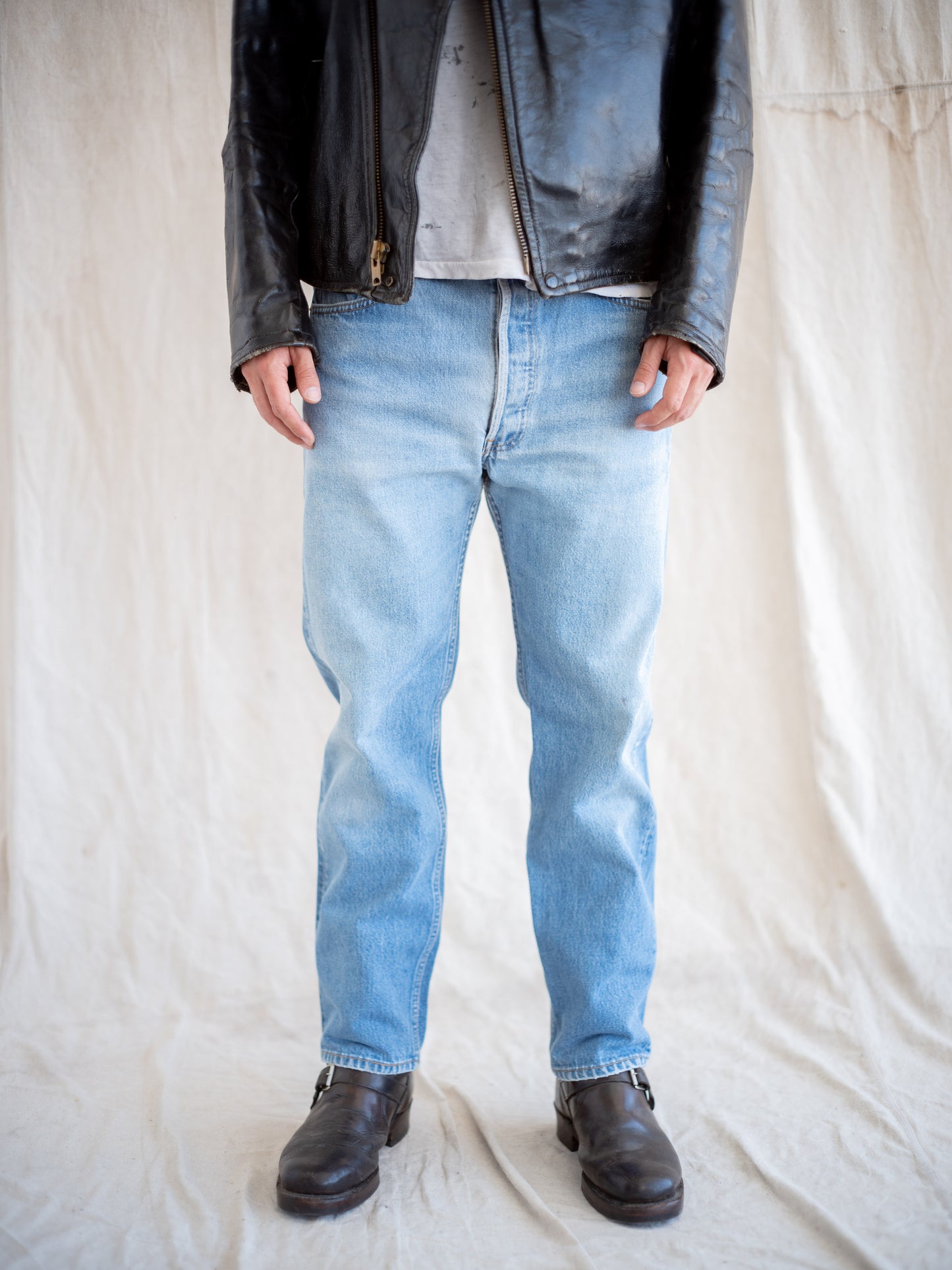 1980’s Levi’s 501 in a Light Midwash 34W