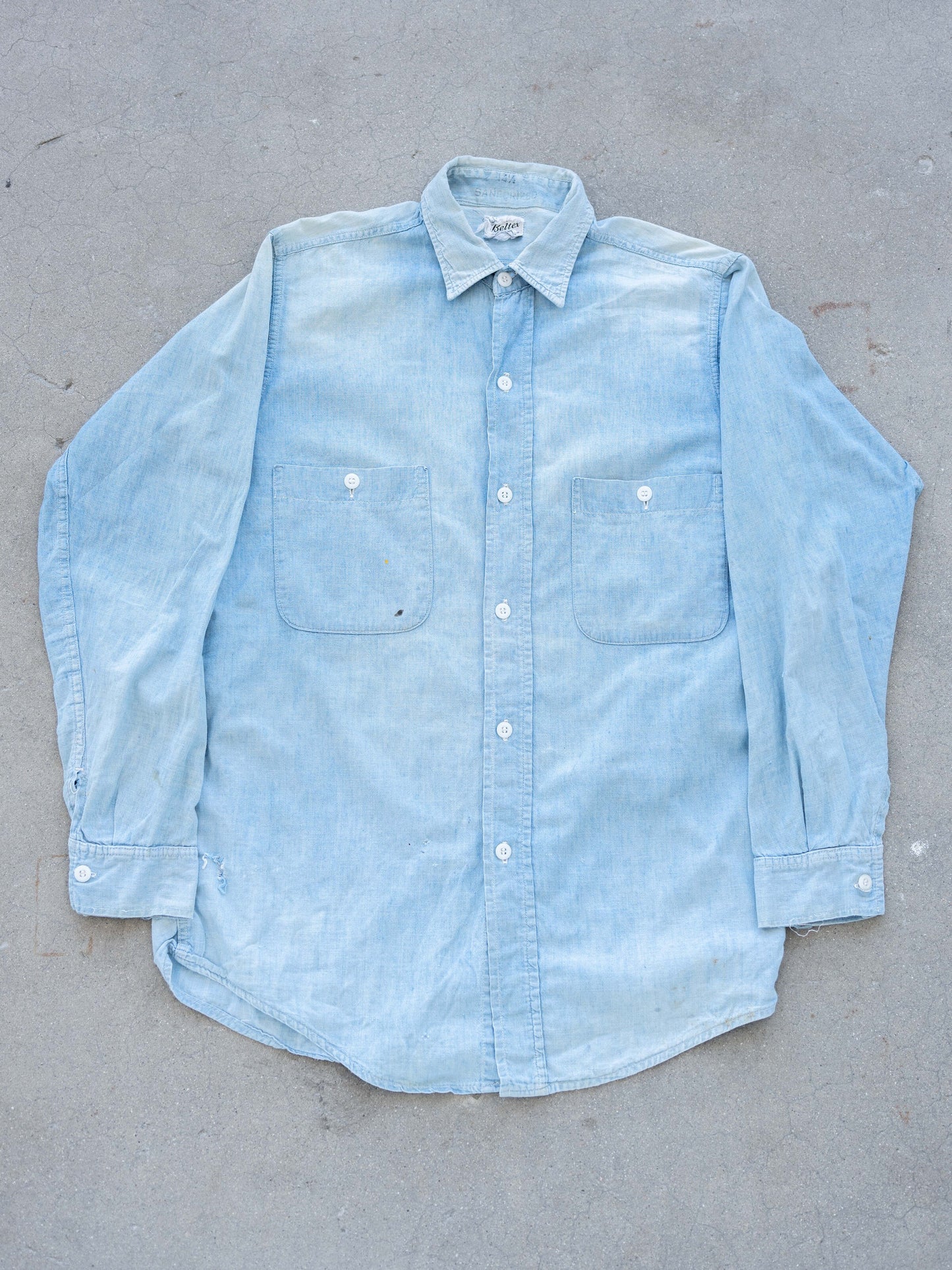 1960’s Faded and Well Worn Chambray