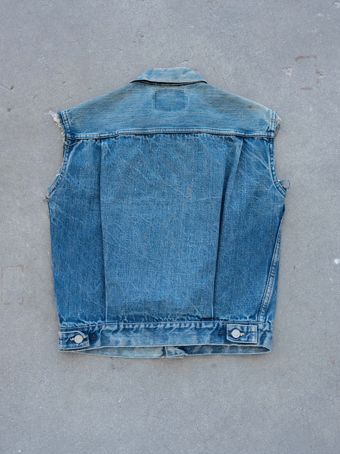 1950’s Punk/Grunge 507xx with Cut Sleeves and Flaps