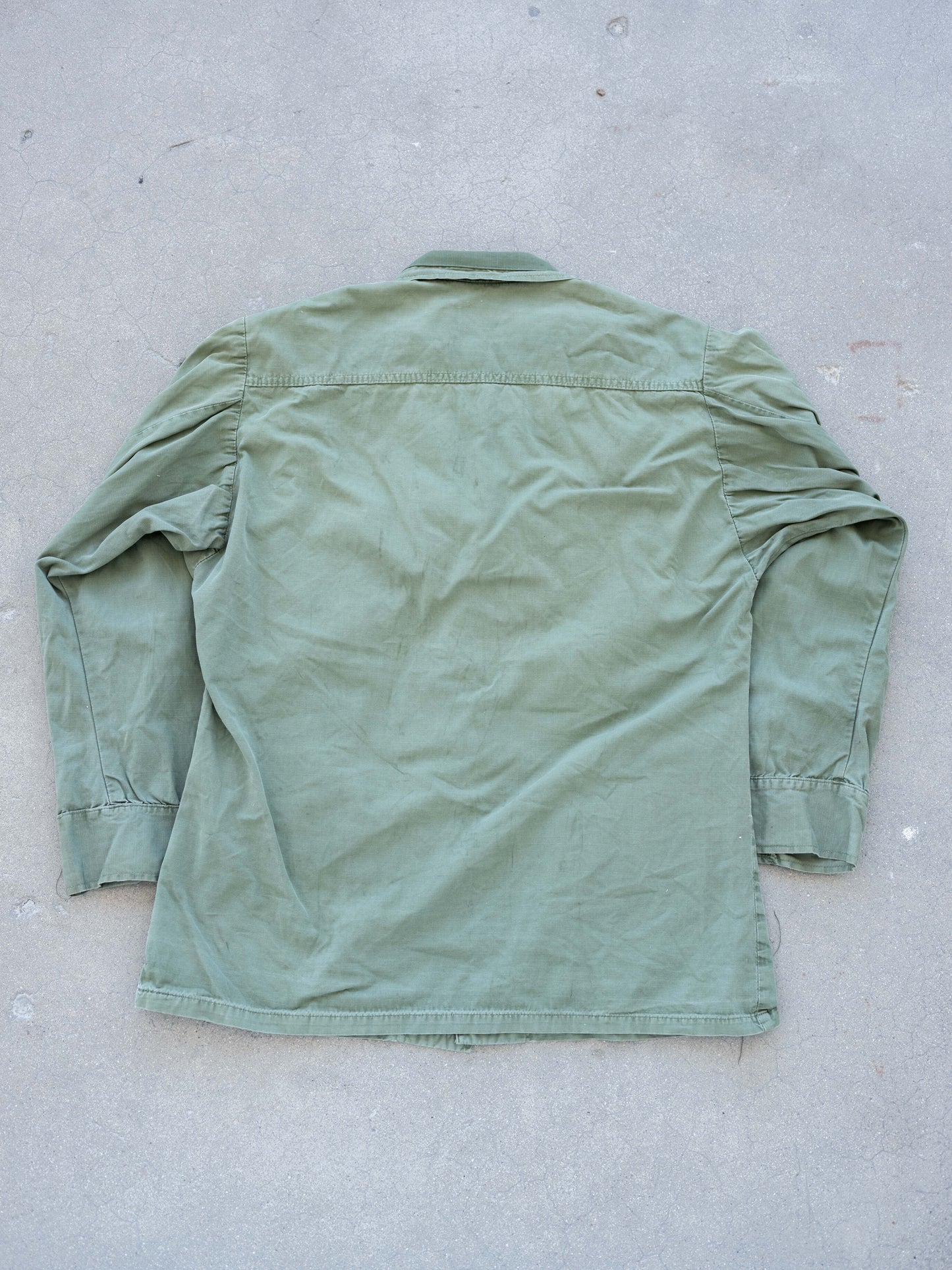 1960’s Slant Pocket Vietnam Jungle Jacket with Wear and Repairs