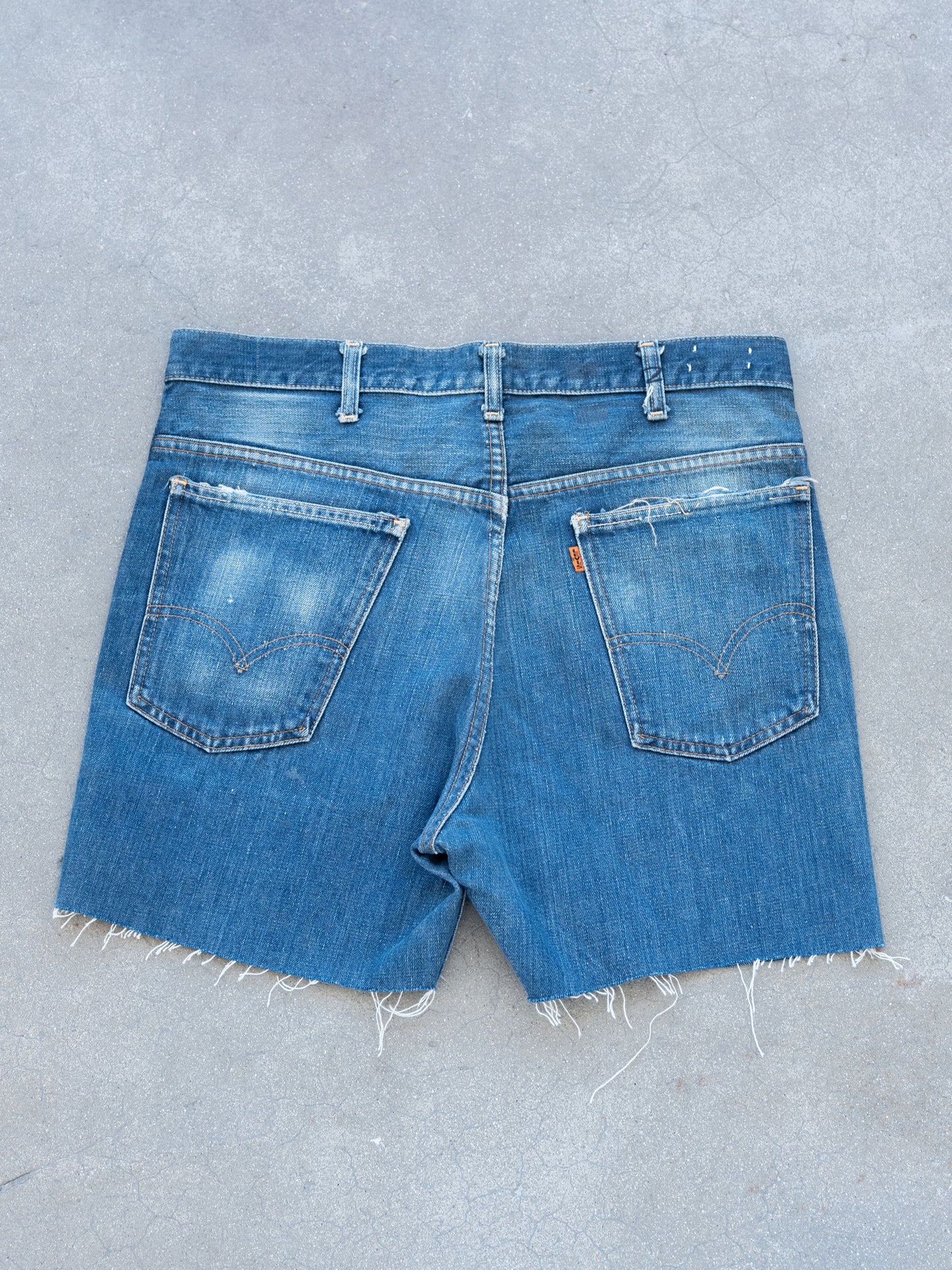 1960’s/1970’s Levi’s Big E Orange Tab Cutoff Shorts 34W
