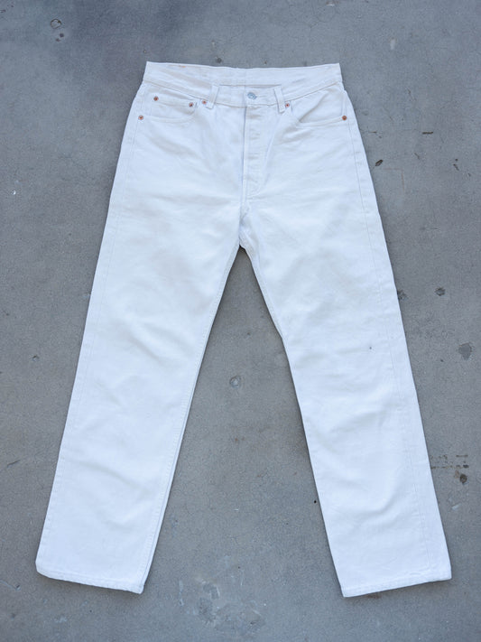 1990’s Levi’s White 501s Super Clean 33W