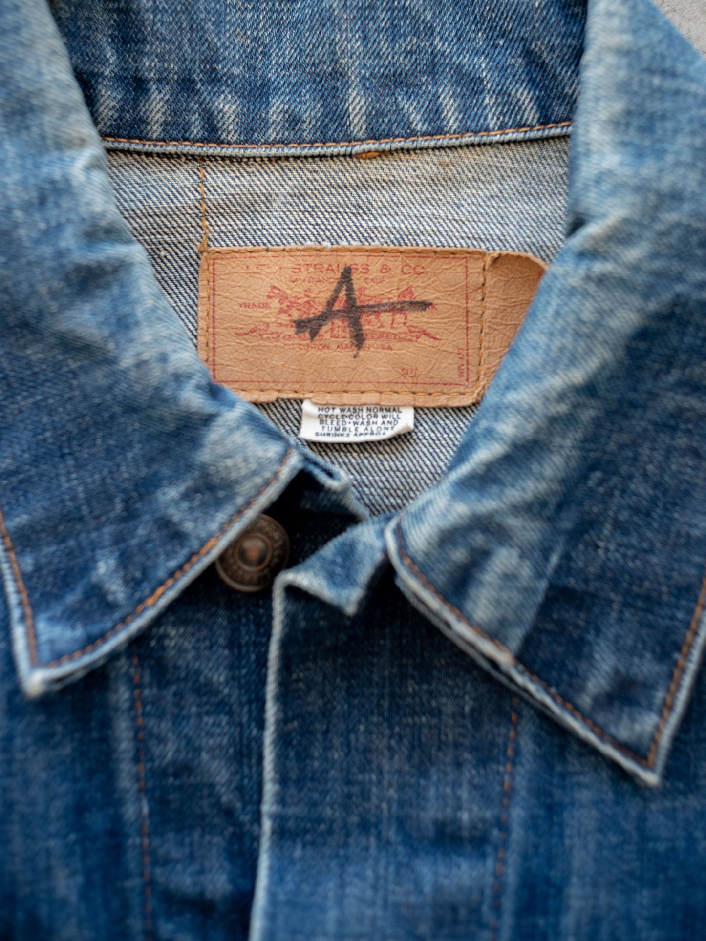 1960’s/1970’s Levi’s Big E Type 3 in Dark Midwash