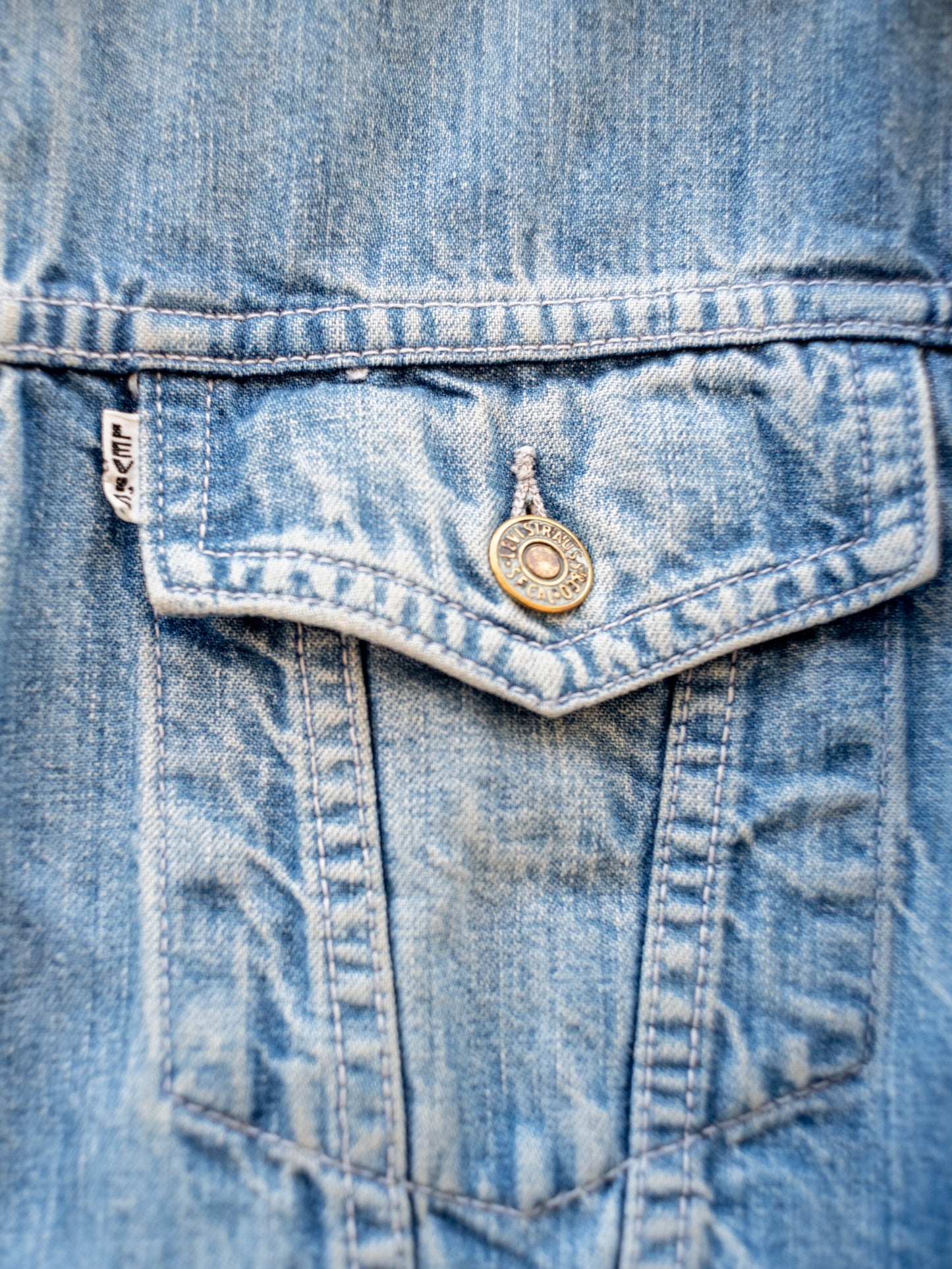 1960’s/1970’s Levi’s Lightwash Thin Denim Big E Type 3