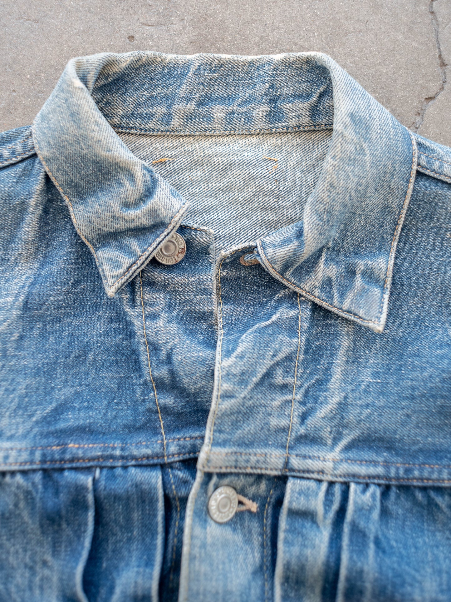 1950’s Punk/Grunge 507xx with Cut Sleeves and Flaps