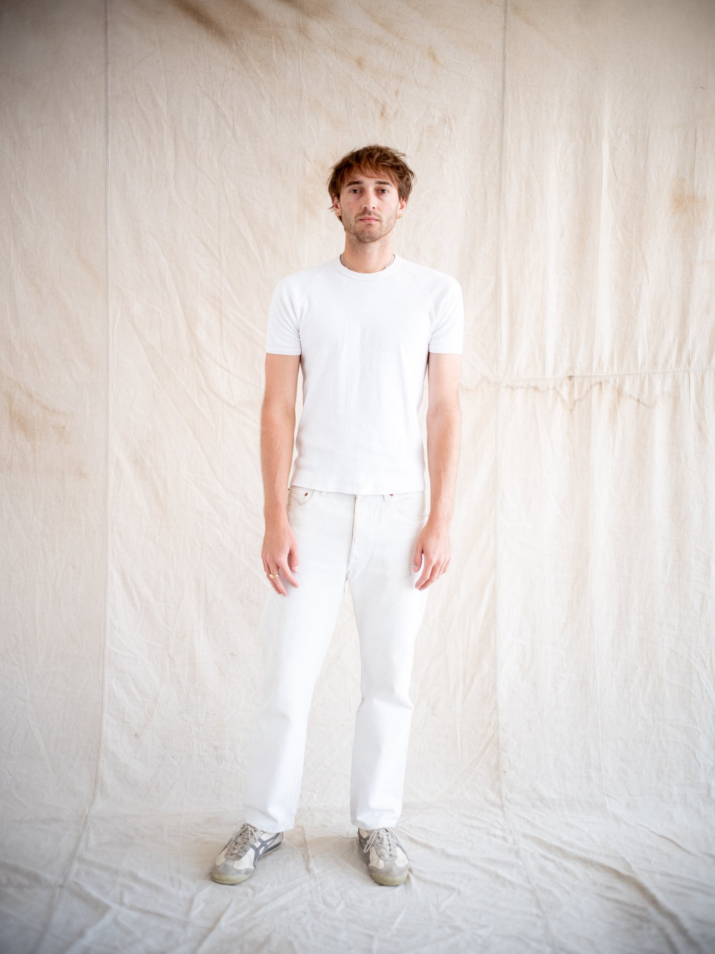 1980’s Levi’s White 501s with Subtle Character 34W