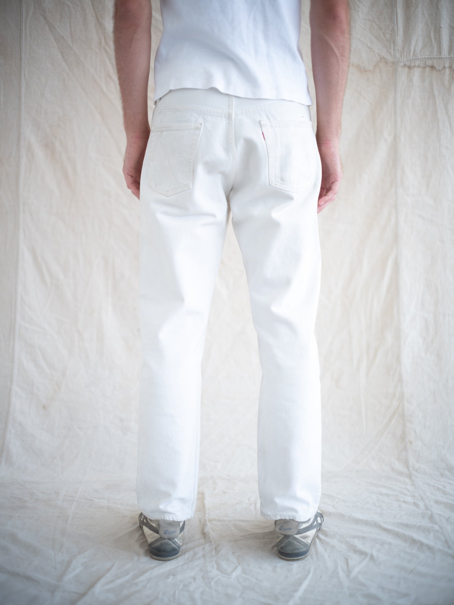 1980’s Levi’s White 501s with Subtle Character 34W