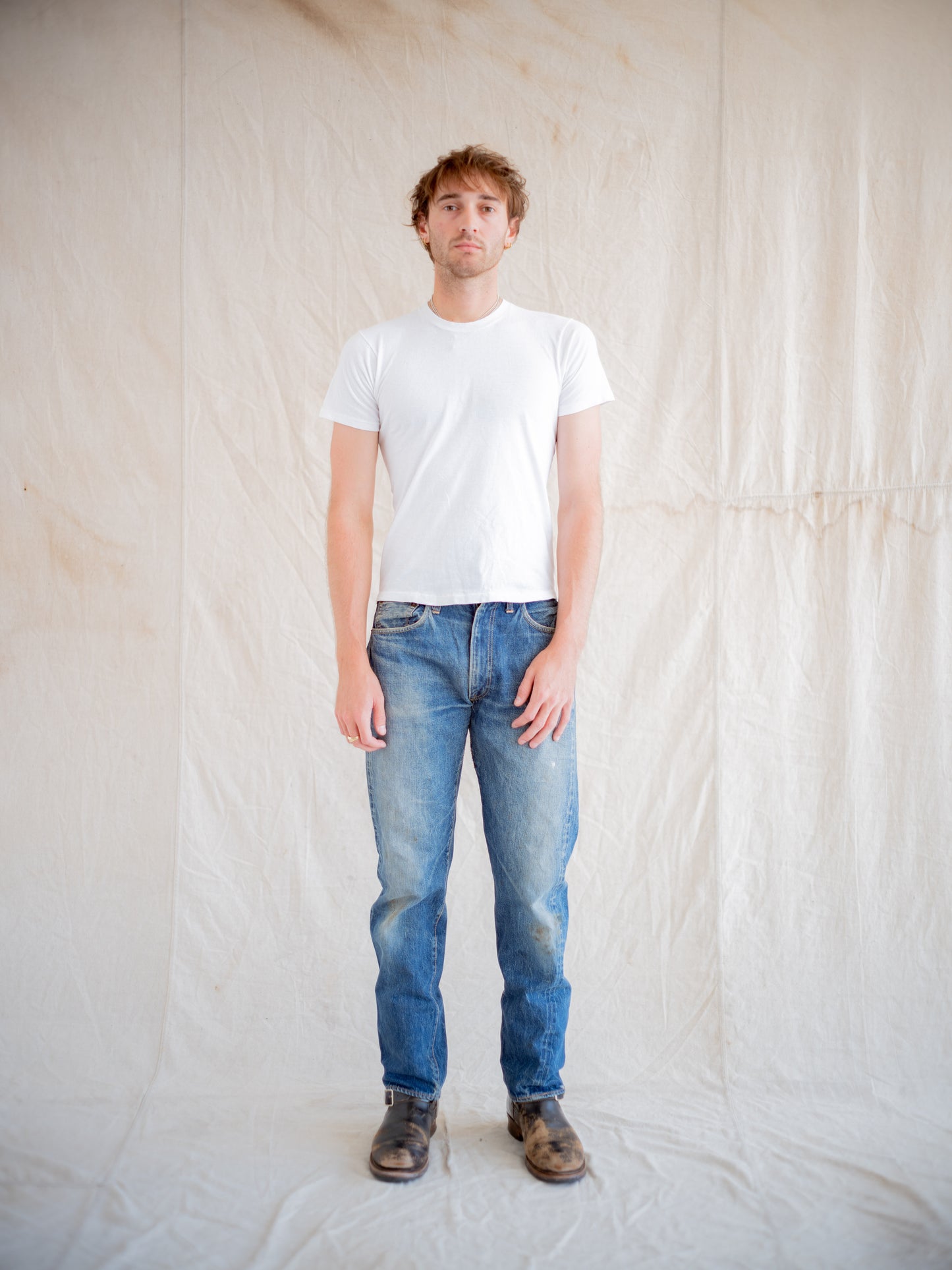 1960's Levi's 501zXX Hidden Rivets in a True Midwash with Character 33W