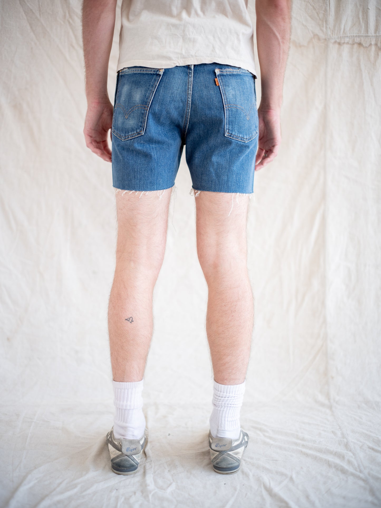 1960’s/1970’s Levi’s Big E Orange Tab Cutoff Shorts 34W