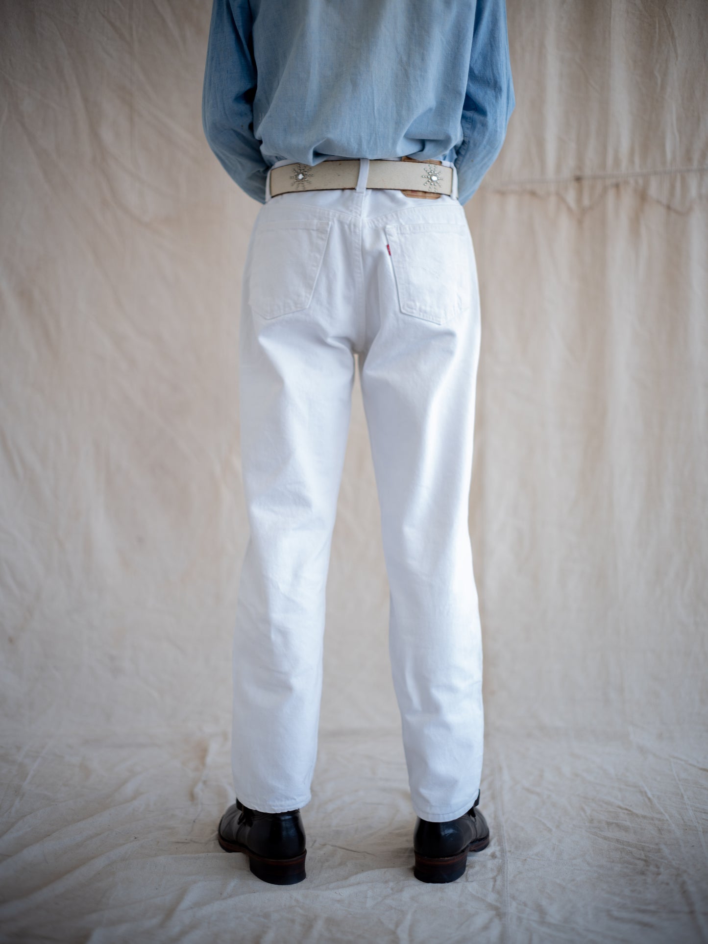 1990’s Levi’s White 501s Super Clean 33W