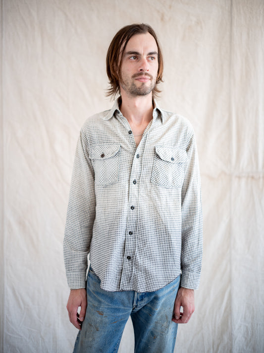 1940’s Faded Houndstooth Flannel with OG Repairs