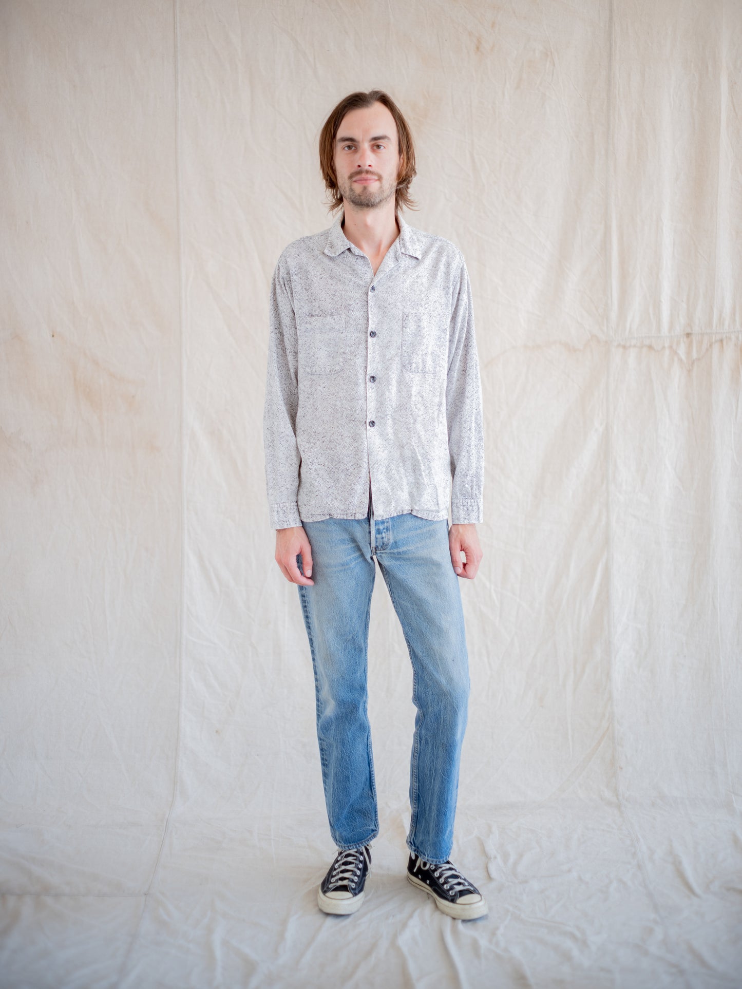 1980’s Levi’s 501s with Character and Whiskering 30W