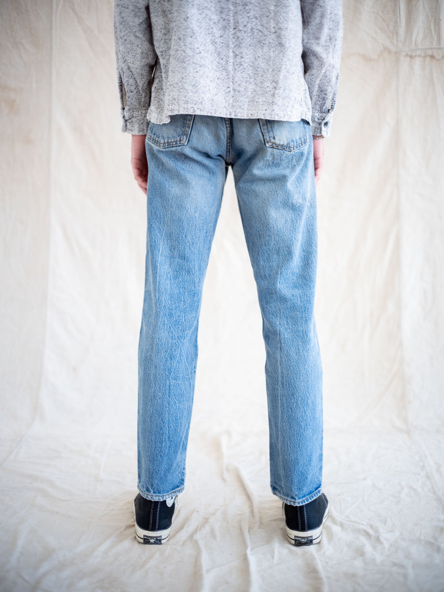 1980’s Levi’s 501s with Character and Whiskering 30W