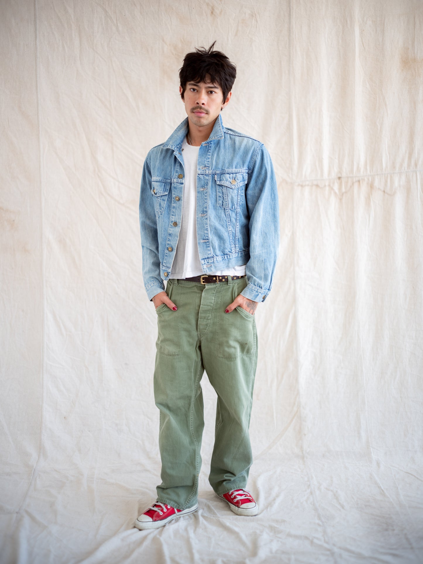 1960’s/1970’s Levi’s Lightwash Thin Denim Big E Type 3