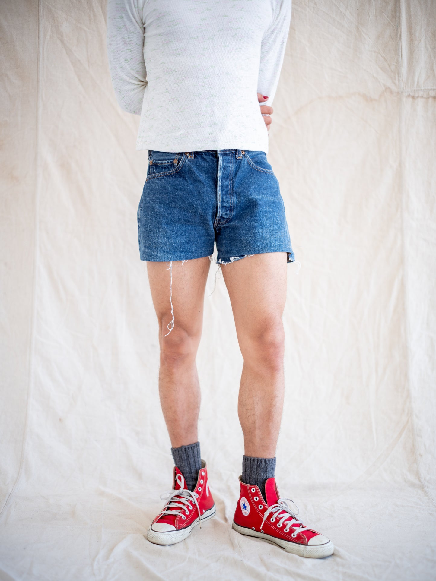 1970’s 501s Single Stitch Redline Shorts Dark Wash 29W