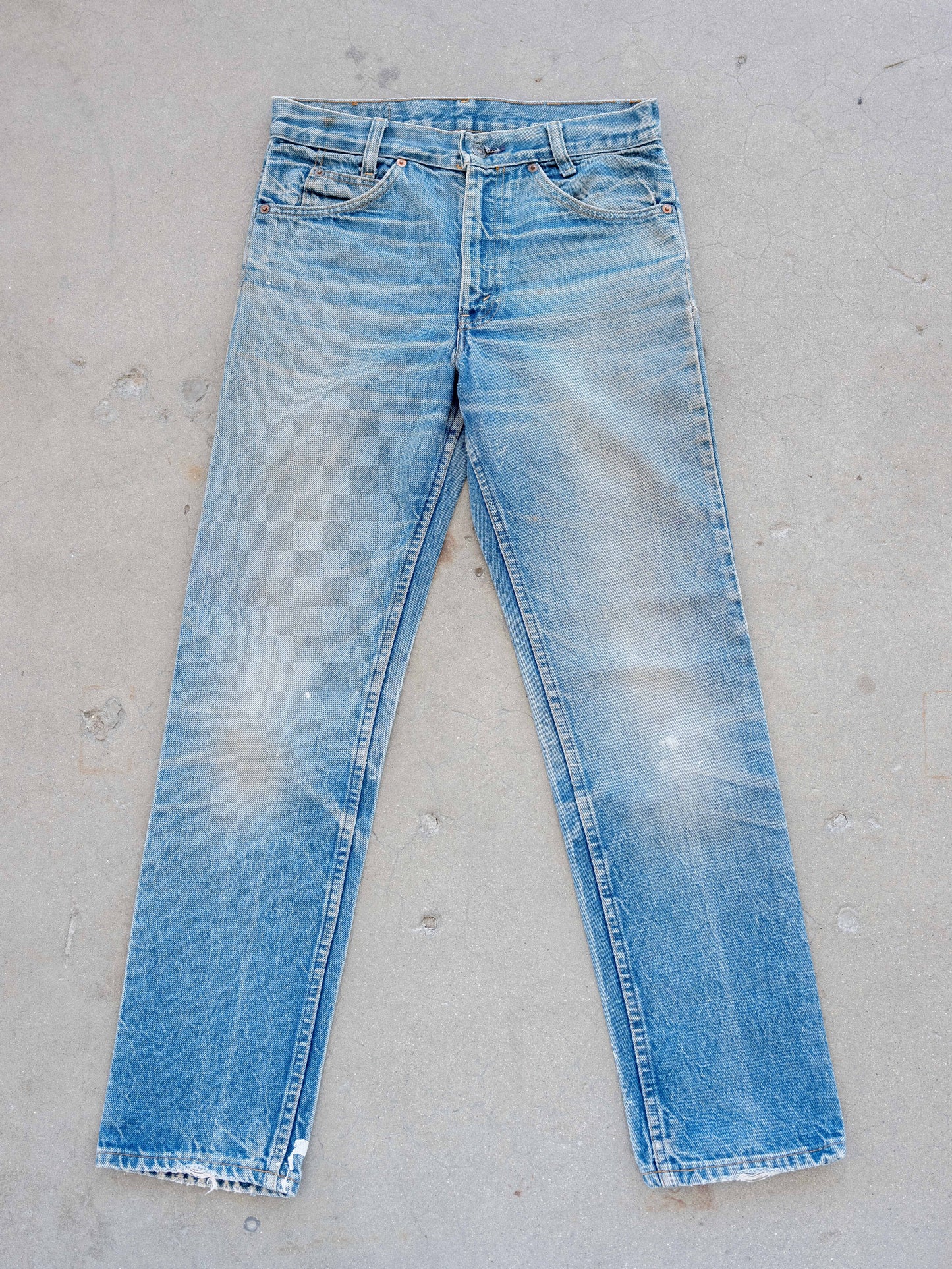 1980’s Levi’s 505 with Whiskering and Dirtwash 30W