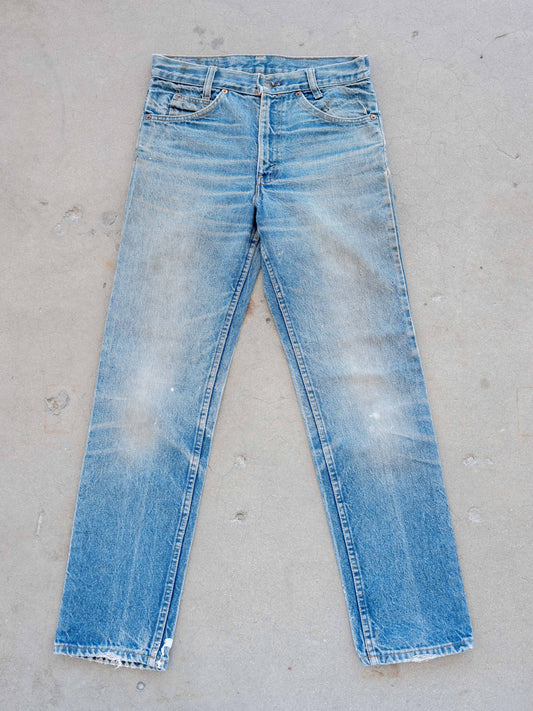 1980’s Levi’s 505 with Whiskering and Dirtwash 30W