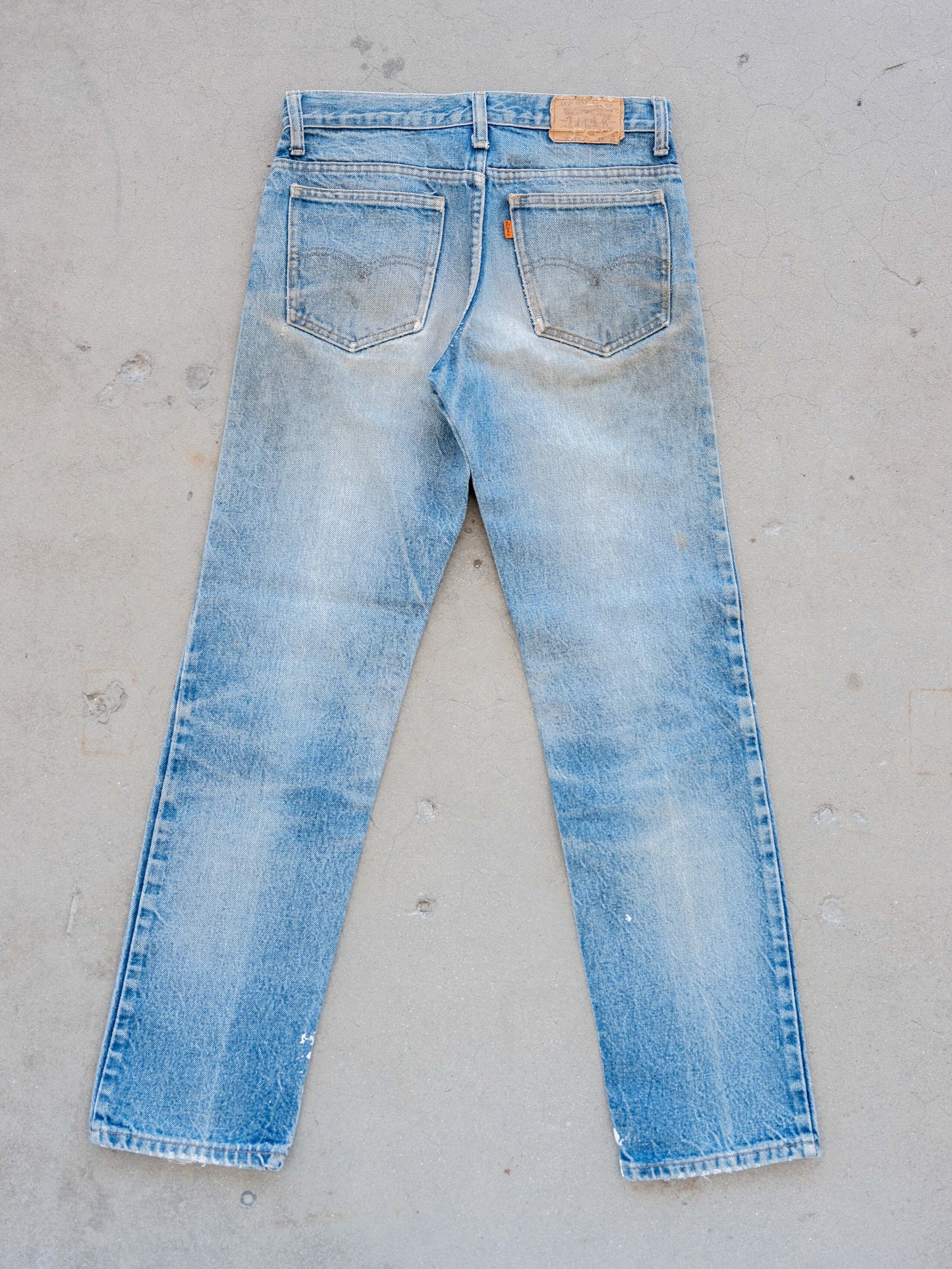 1980’s Levi’s 505 with Whiskering and Dirtwash 30W