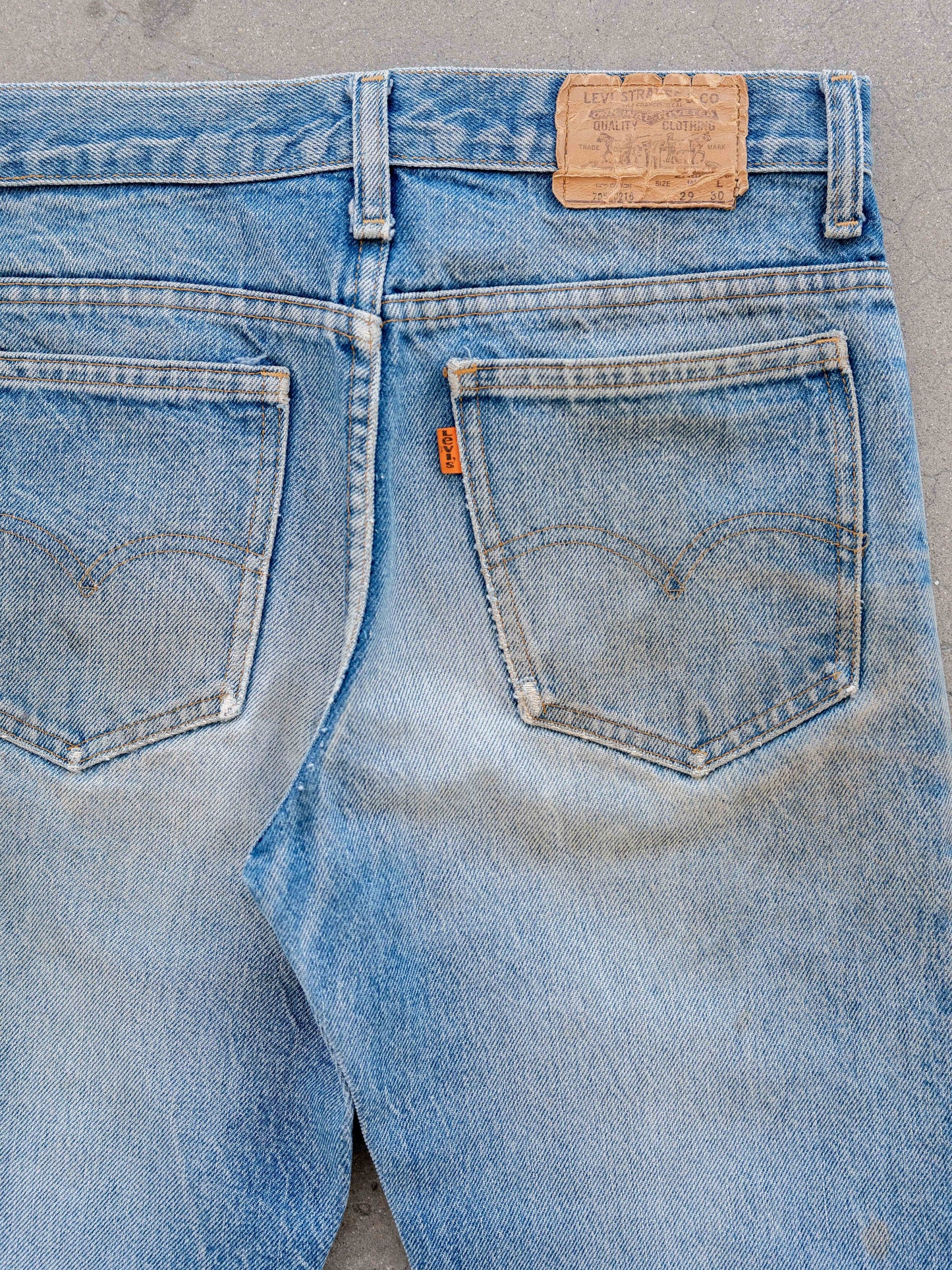 1980’s Levi’s 505 with Whiskering and Dirtwash 30W