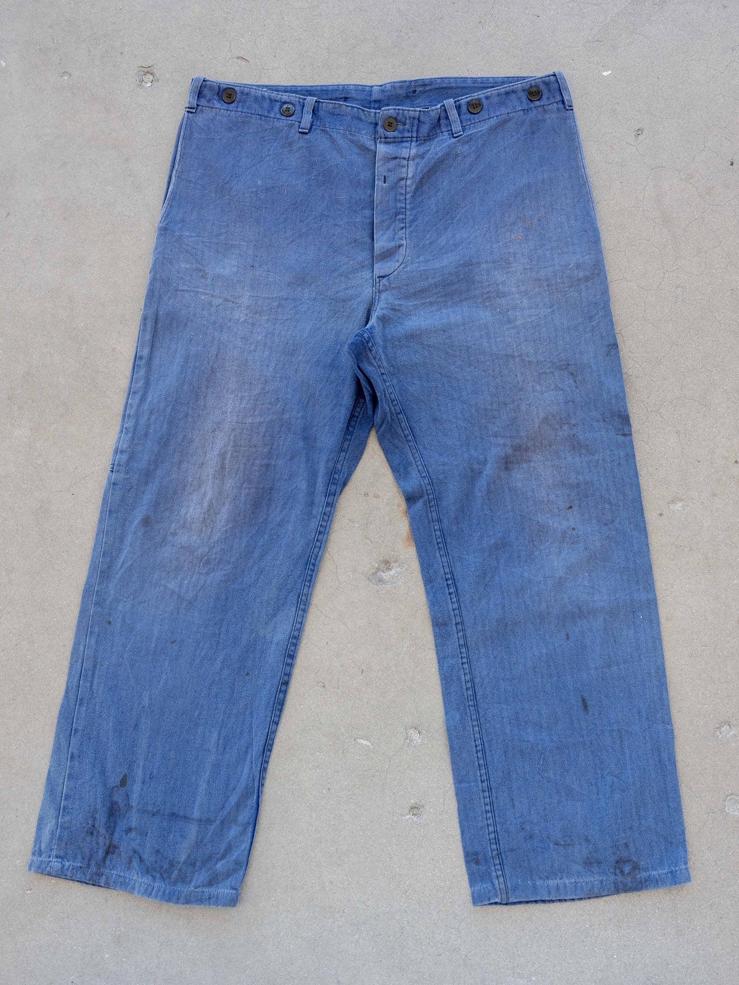 1960’s/1970’s HBT European Workwear with Wideleg 38W