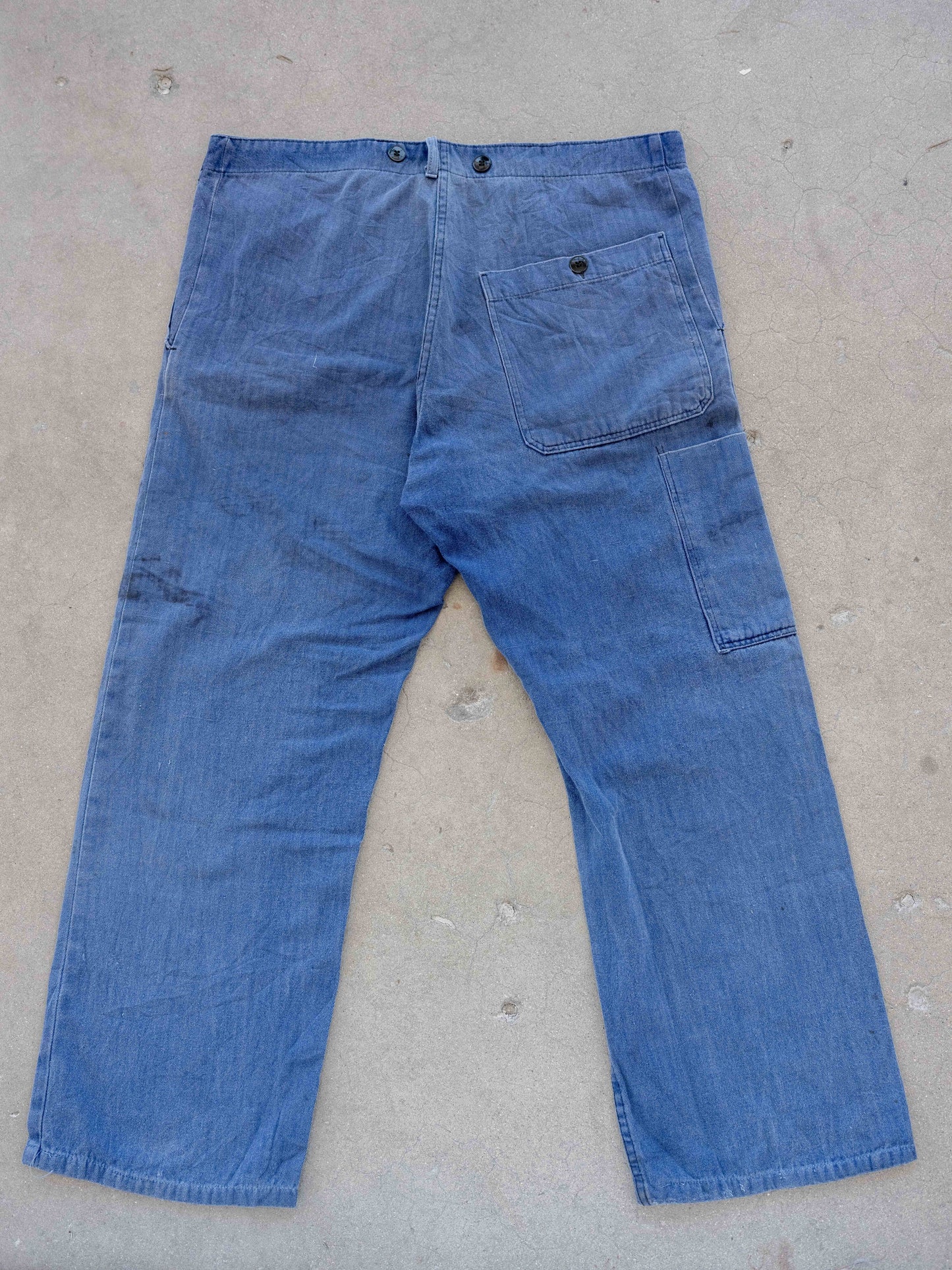 1960’s/1970’s HBT European Workwear with Wideleg 38W