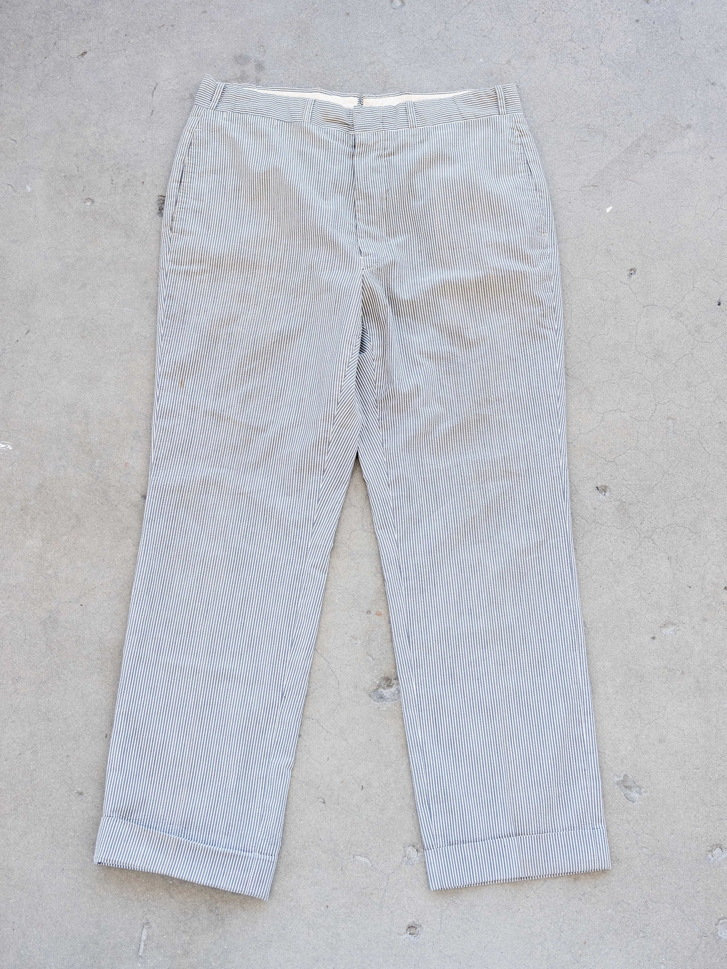 1960’s Seersucker Striped Pants 35W