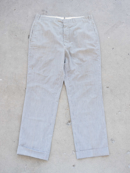 1960’s Seersucker Striped Pants 35W
