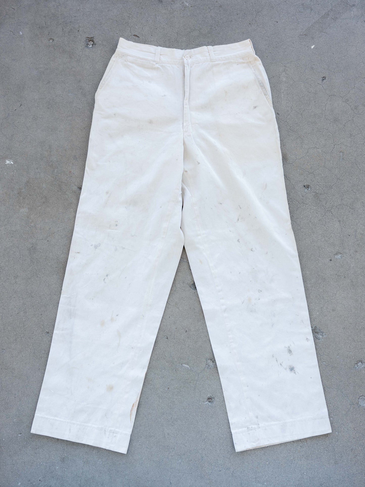 1960’s White Chinos with Character 30W