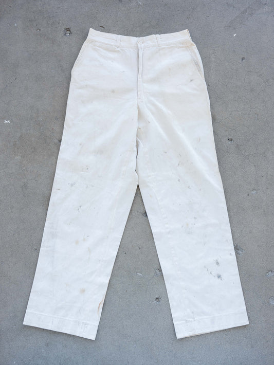 1960’s White Chinos with Character 30W