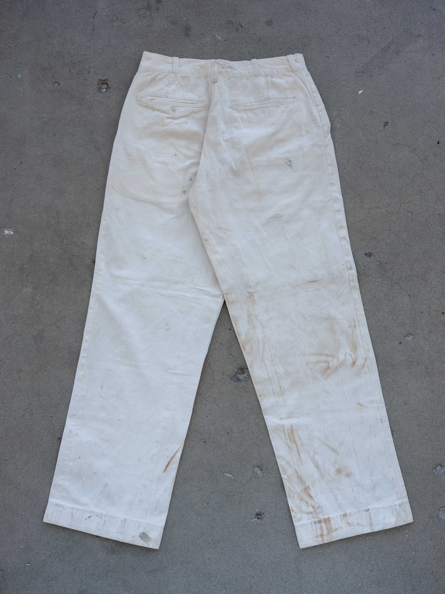 1960’s White Chinos with Character 30W
