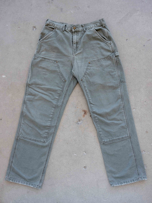 1990’s/2000’s Olive Green Carhartt Doubleknees in Great Condition 33W