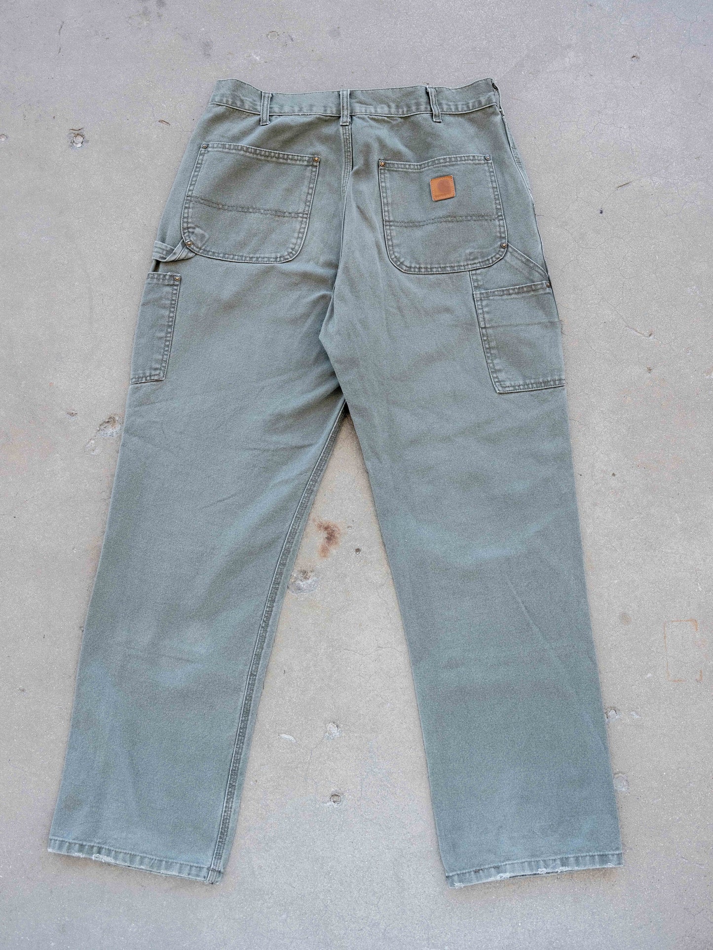 1990’s/2000’s Olive Green Carhartt Doubleknees in Great Condition 33W
