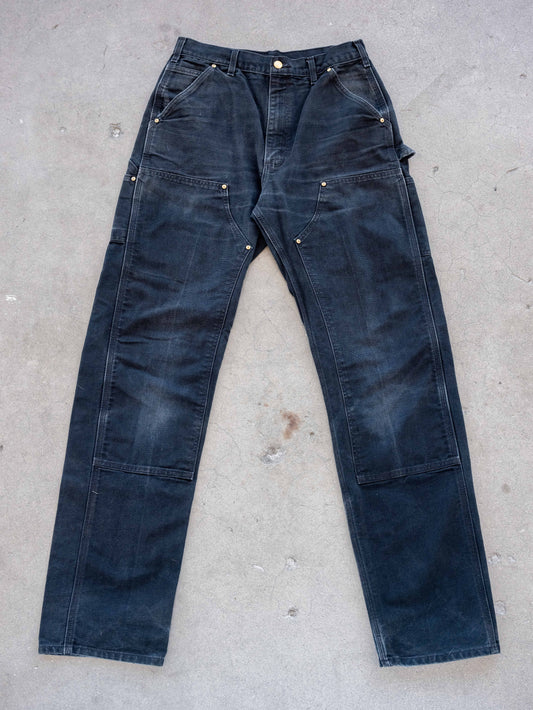 1990’s Black Carhartt Doubleknees with Great Wear 32W