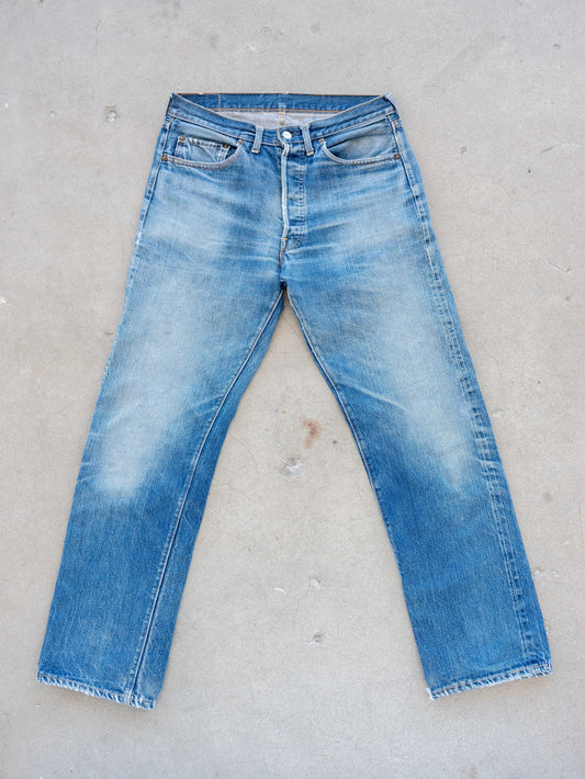 1960’s Levi’s Big E 501 with Great Whiskering and Wash 32W