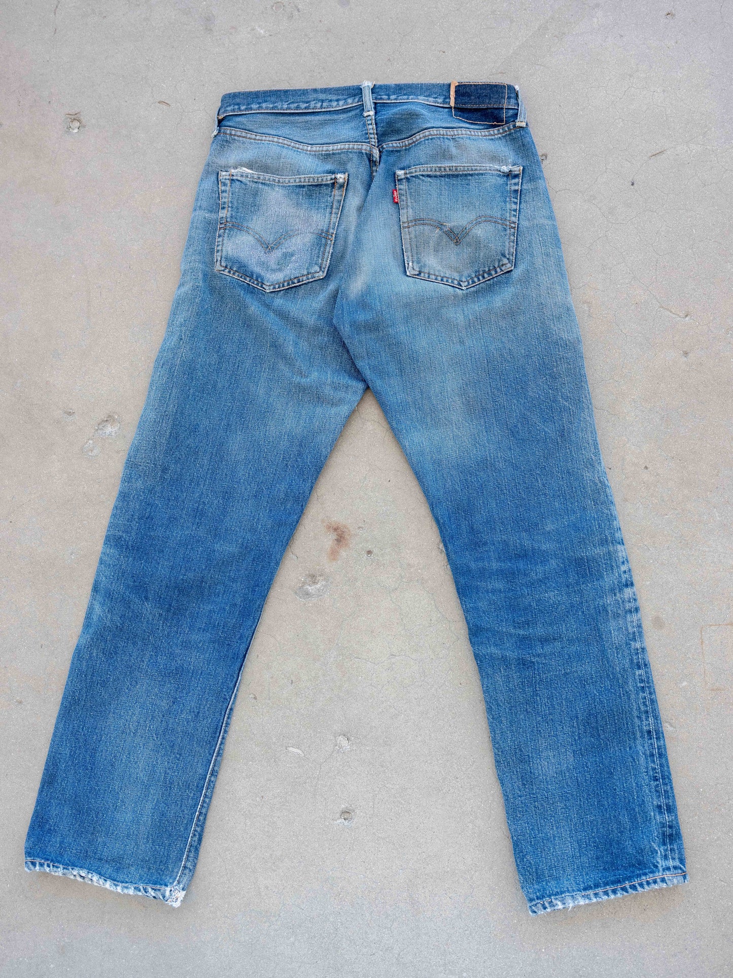 1960’s Levi’s Big E 501 with Great Whiskering and Wash 32W