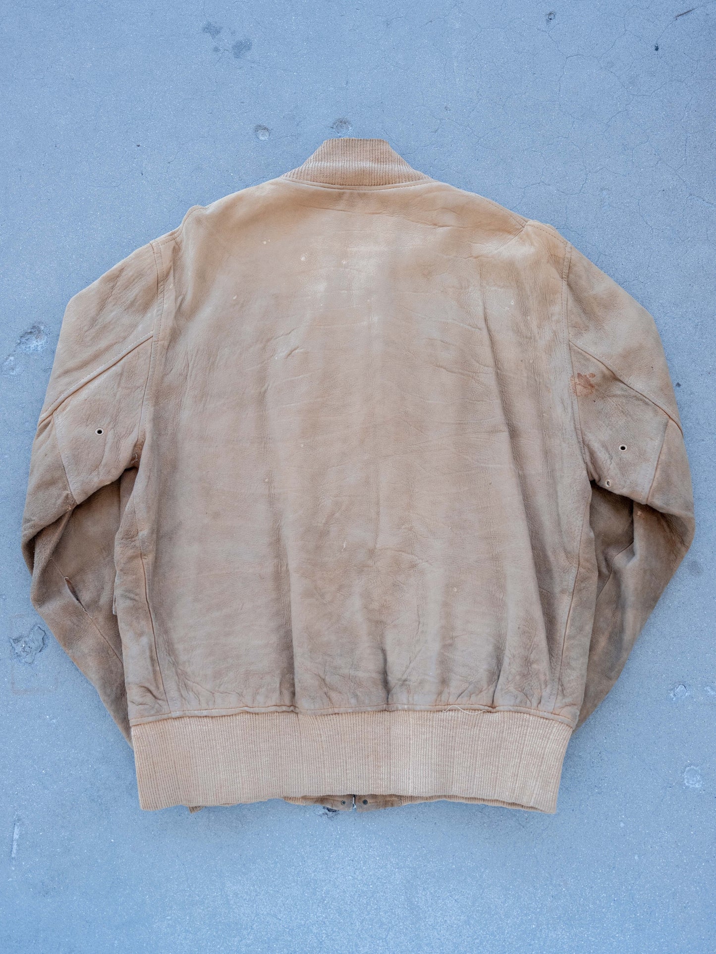 1930’s/1940’s Suede Two Pocket Jacket with Chin Strap in Great Condition