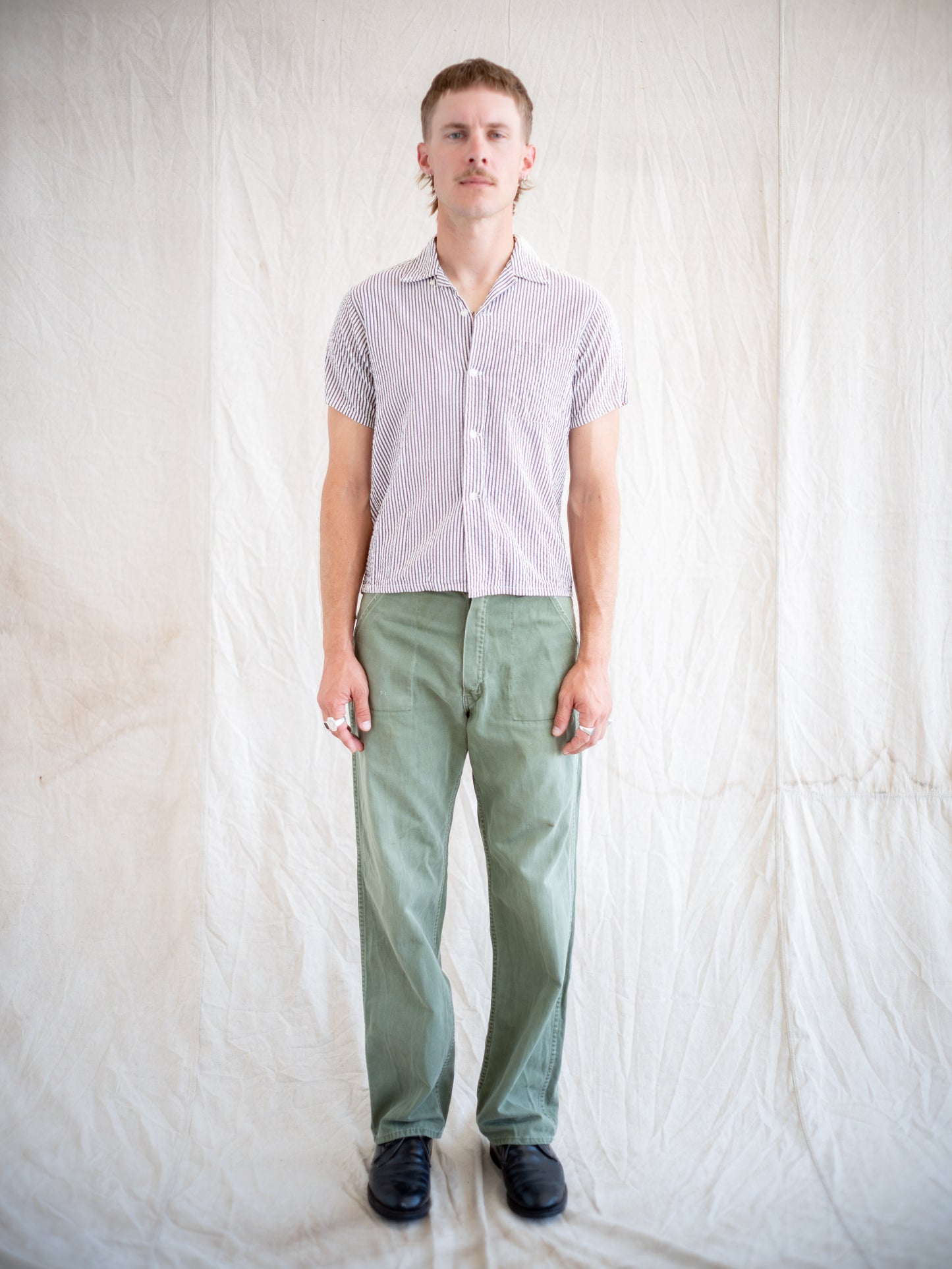 1960’s Striped Seer Sucker All Cotton