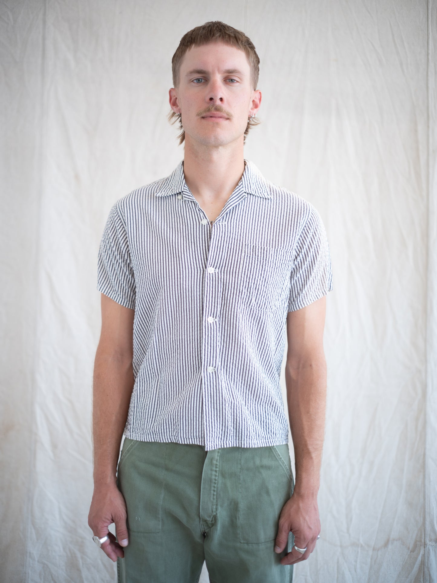 1960’s Striped Seer Sucker All Cotton
