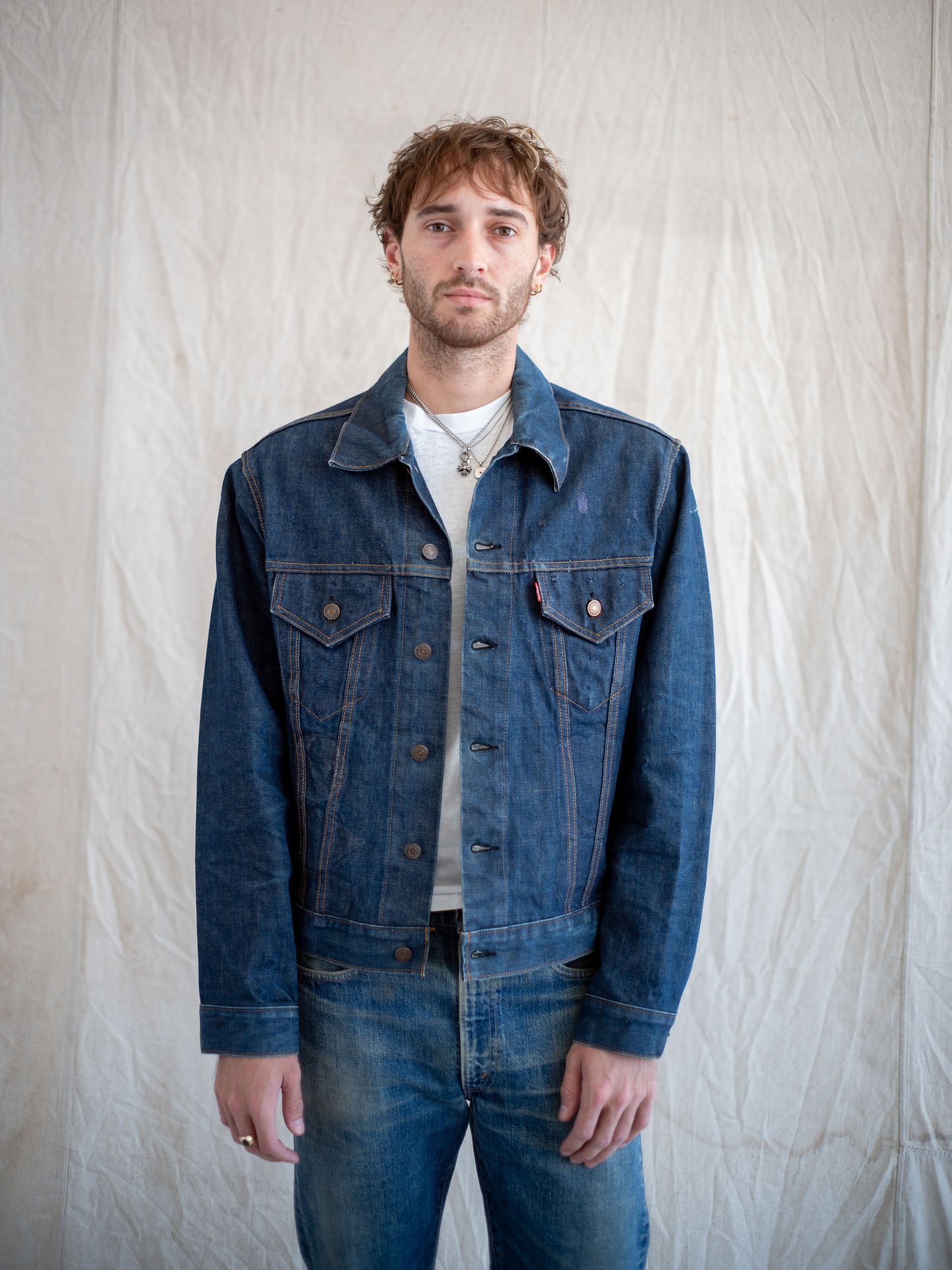 1960’s Levi’s Big E Type 3 Size 46 Extremely Dark