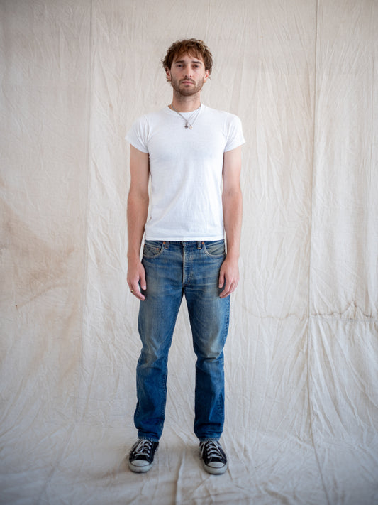 1970’s Levi’s 505 Single Stitch with Mudwash and Whiskers 35W