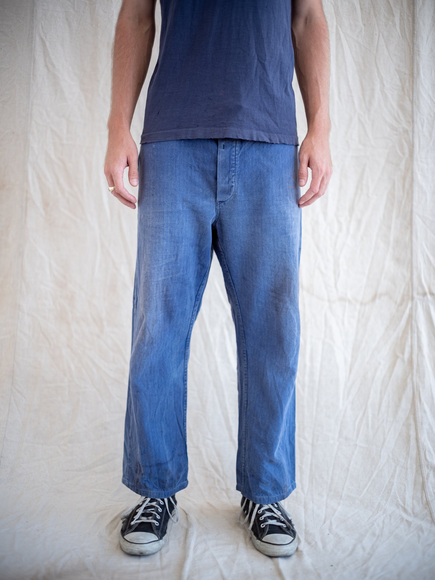 1960’s/1970’s HBT European Workwear with Wideleg 38W