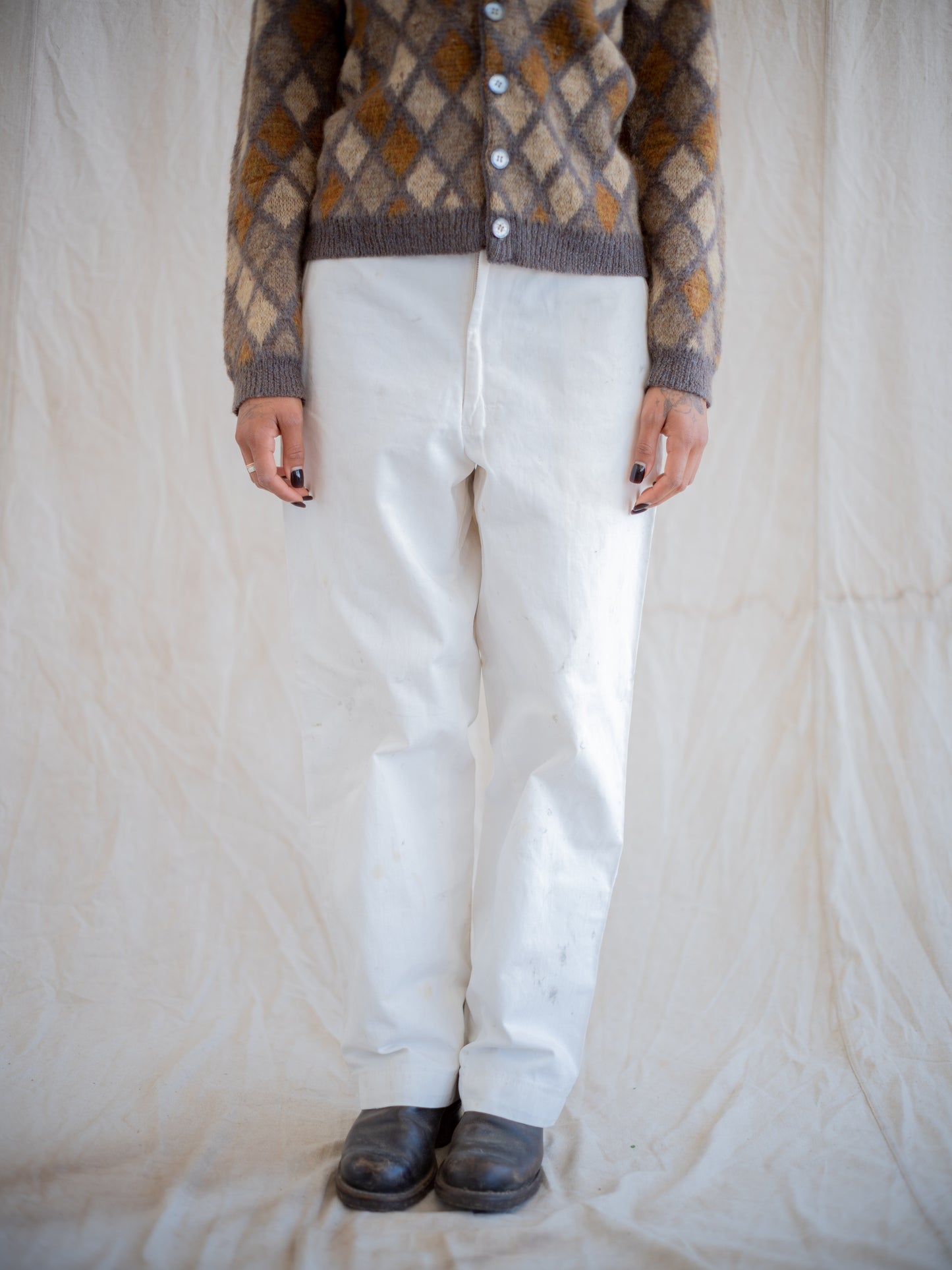 1960’s White Chinos with Character 30W