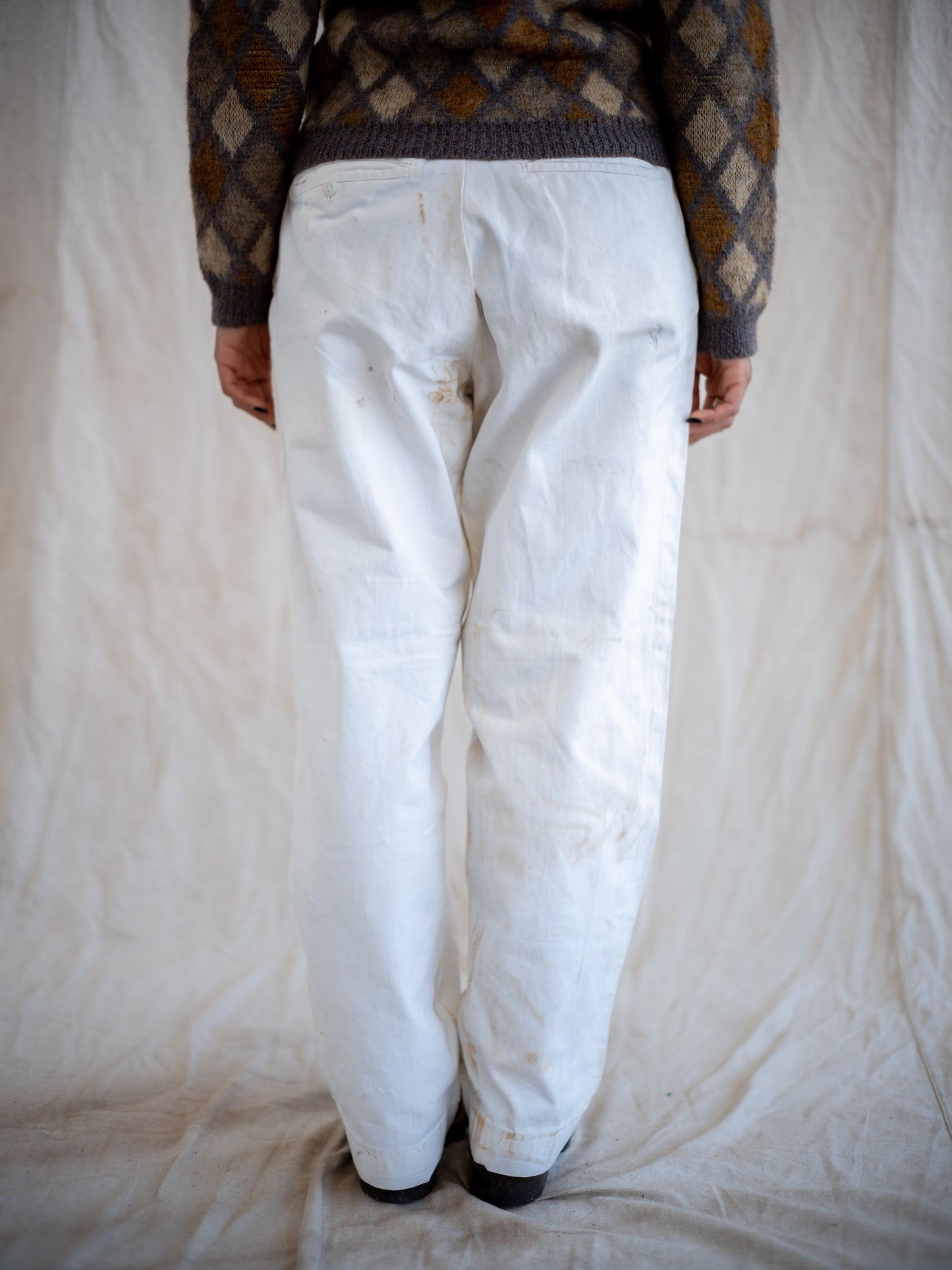 1960’s White Chinos with Character 30W