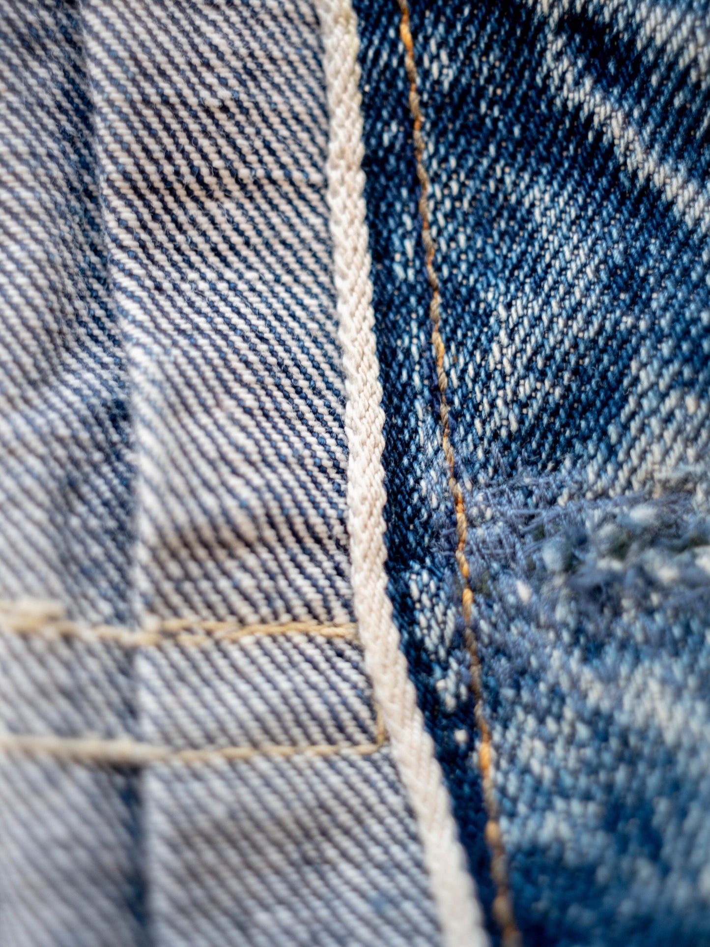 1950's Levi's 507XX Type Two Jacket with Distressing and Repairs Size 46